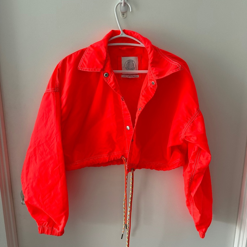 Neon Vintage Urban Outfitters Cropped Jacket XS